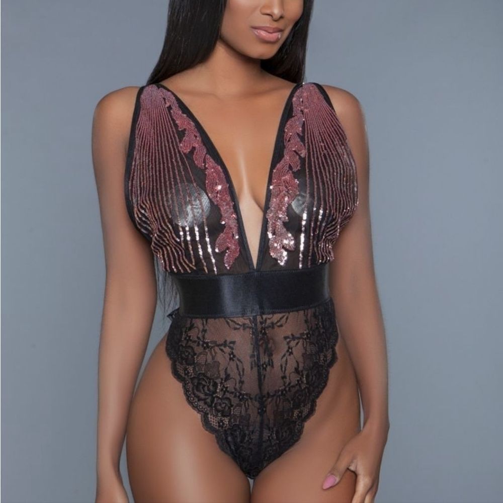 50% off Sequin Sheer Lingerie